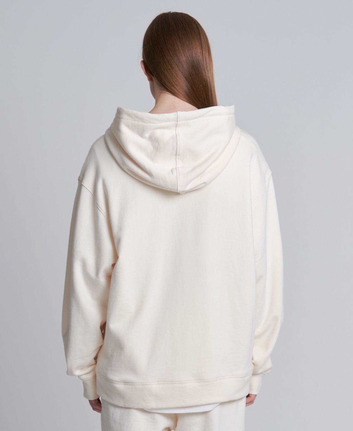 젠아더(ZNOTHER) 남/여 공용 HOODIE ZIP-UP WHITE