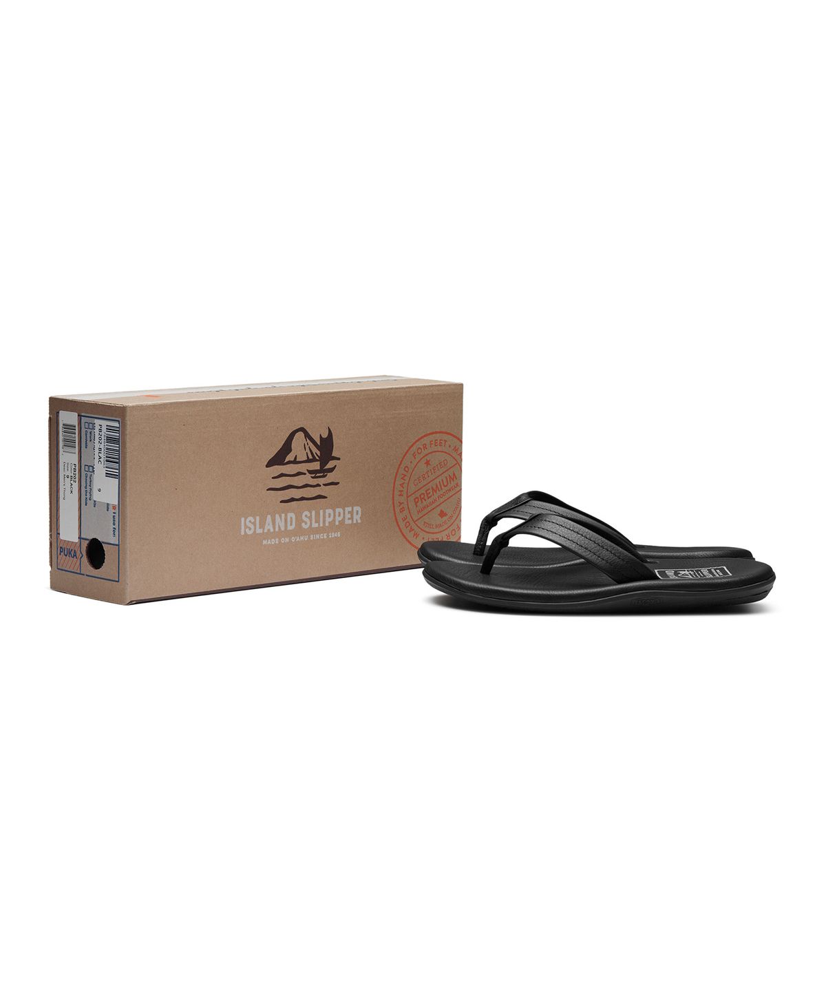 아일랜드 슬리퍼(ISLAND SLIPPER) 텅 블랙 / PB202-BLAC