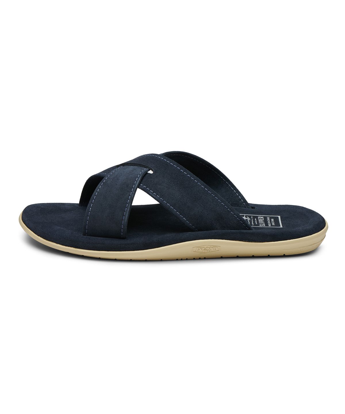 아일랜드 슬리퍼(ISLAND SLIPPER) 스웨이드 슬라이드 네이비 / PT223-NVS