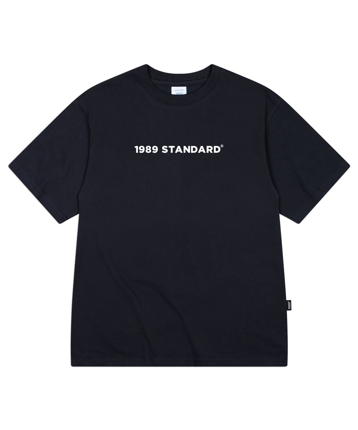 1989스탠다드(1989STANDARD) BASIC LOGO 쿨 코튼 오버핏 반팔(SISSTD-0006)