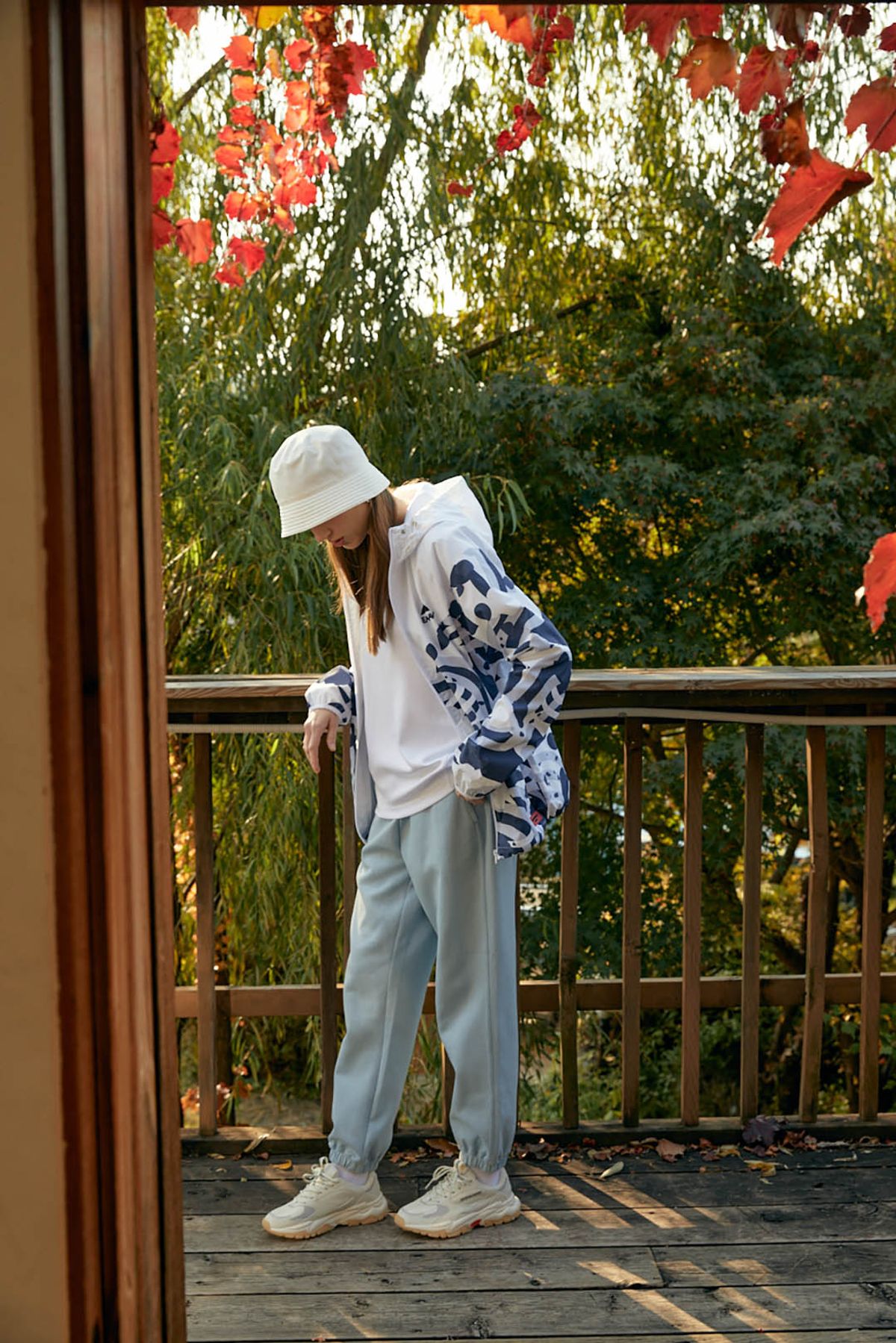 리드로(LEADRAW) C bucket hat _ white