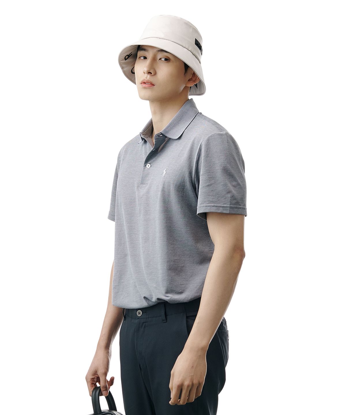 폴로 랄프 로렌 골프(POLO RALPH LAUREN GOLF) 에어플로우 폴로 피케 셔츠 - 네이비