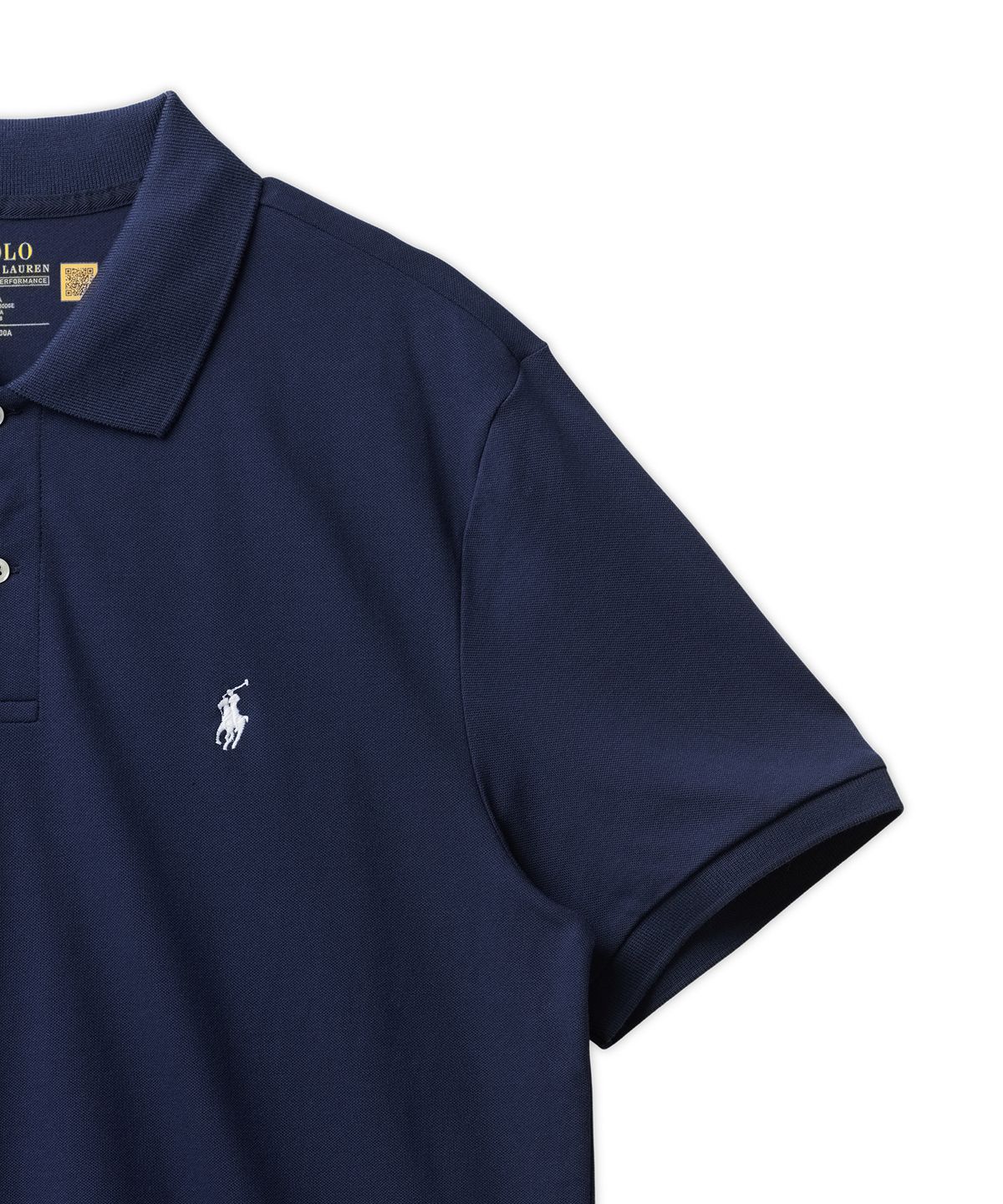 폴로 랄프 로렌 골프(POLO RALPH LAUREN GOLF) 커스텀 슬림핏 퍼포먼스 폴로 셔츠 - 네이비