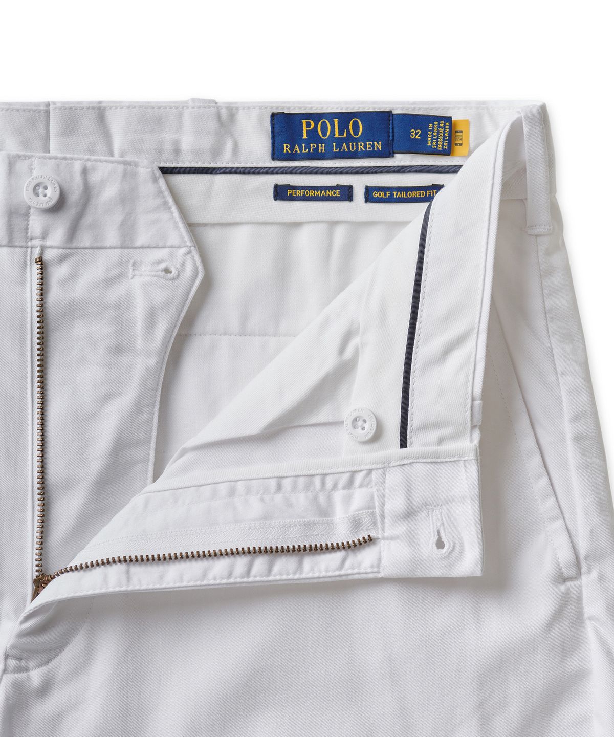 폴로 랄프 로렌 골프(POLO RALPH LAUREN GOLF) 테일러드핏 스트레치 트윌 쇼츠 - 화이트