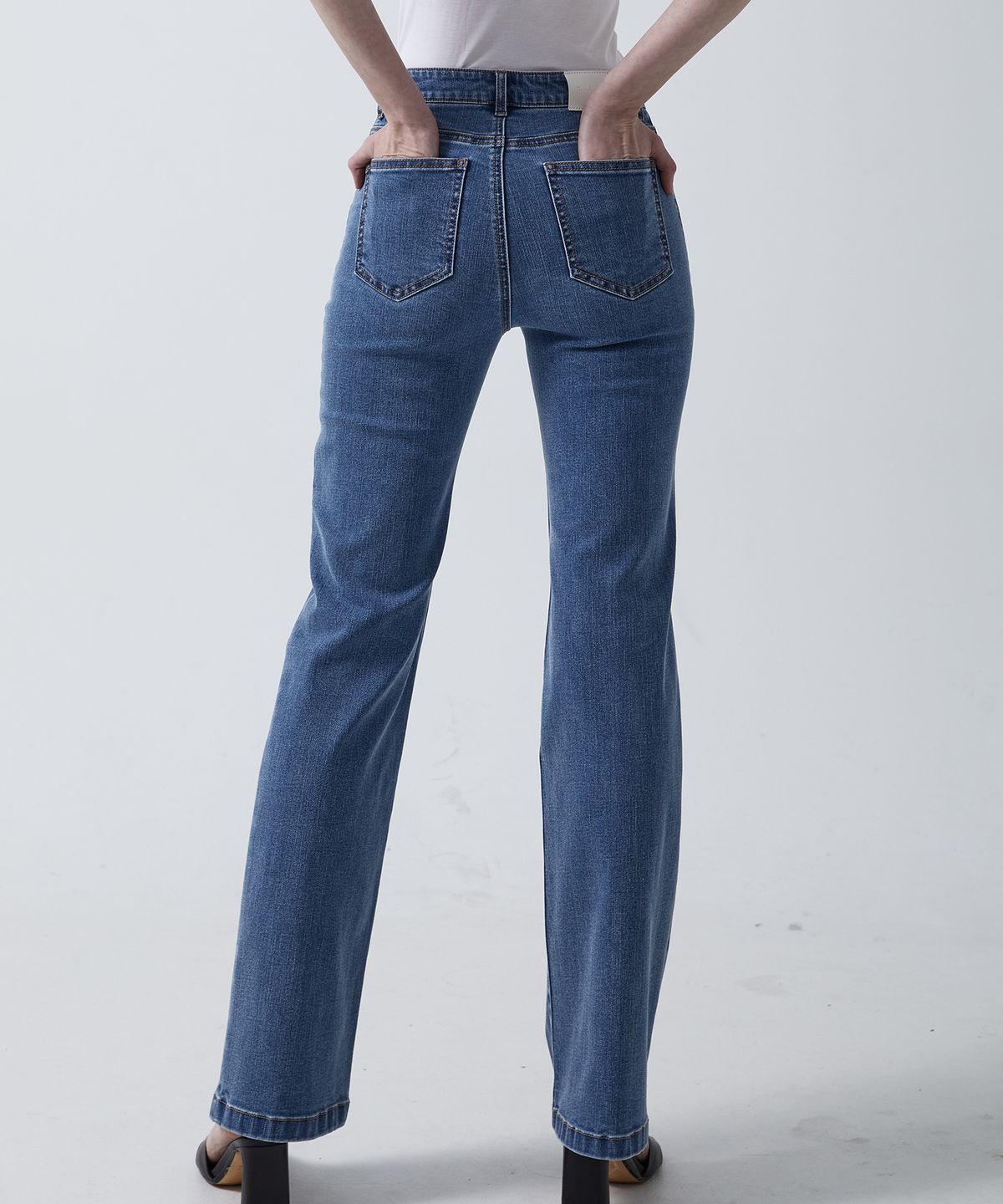 람(RAAM) RP161 앞포켓 스트레이트 팬츠(Blue/Light Blue)