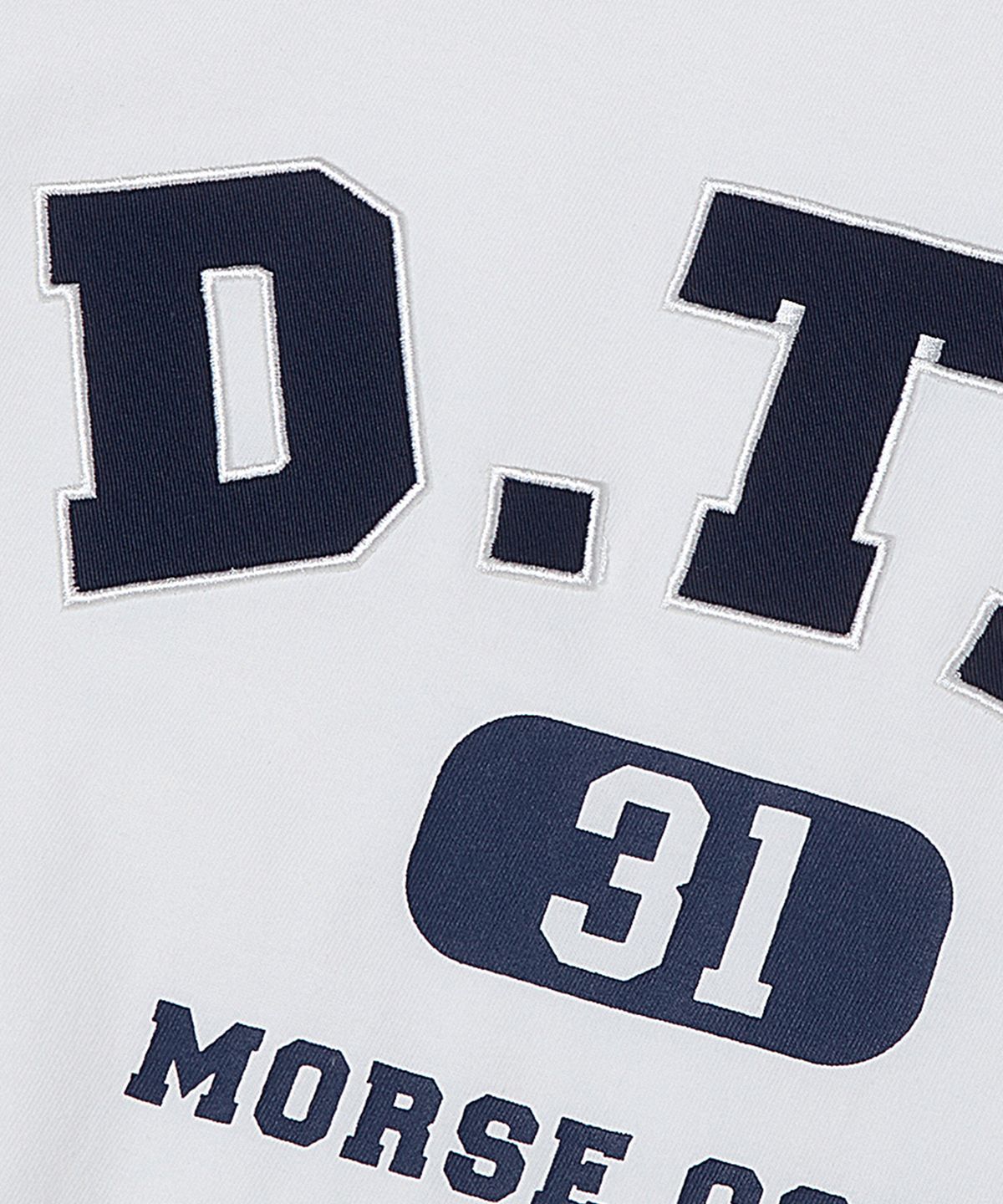디써티원(DTHIRTYONE) APPLIQUE T-SHIRT_WHITE