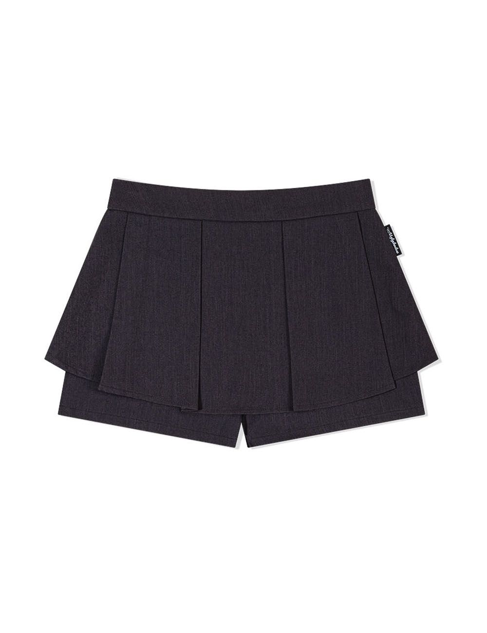 MUSINSA | UGLYSHADOW TULIP PANTS SKIRT (CHARCOAL)