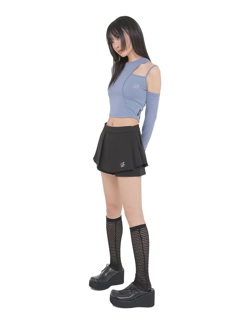 【UGLYSHADOW】TULIP PANTS SKIRT MUSINSA公式 | UGLYSHADOW TULIP PANTS SKIRT(BLACK)