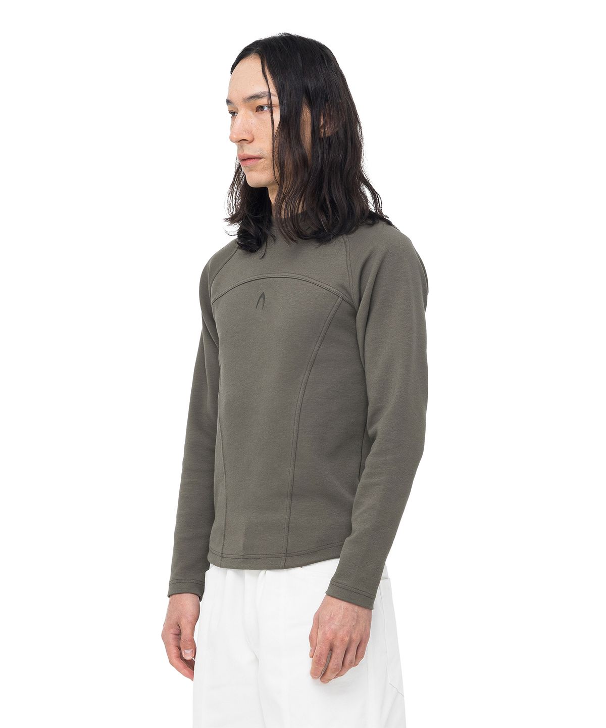아캄(AAKAM) Stitch Tight Top (Gray)