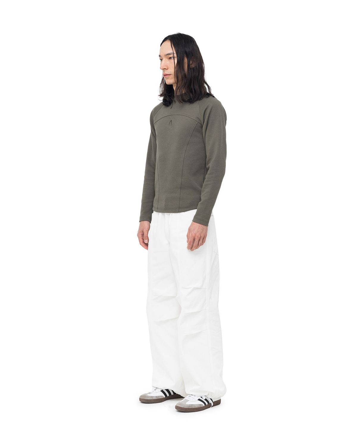 아캄(AAKAM) Stitch Tight Top (Gray)