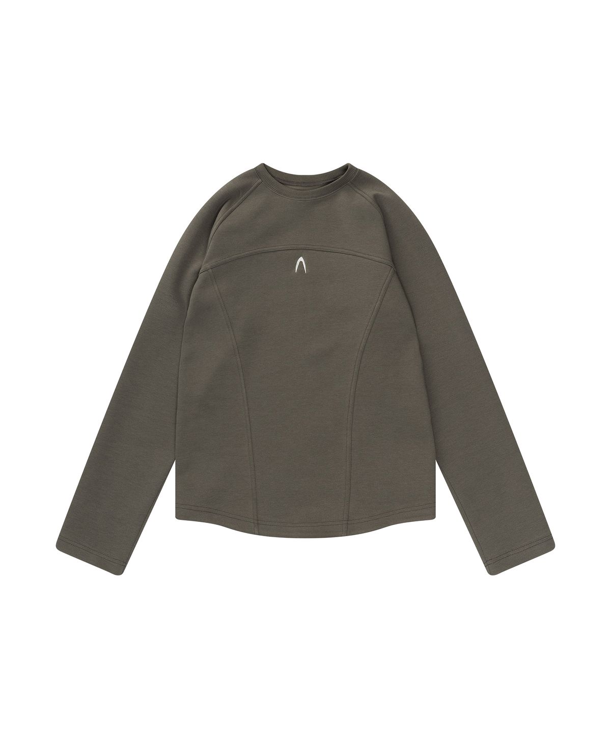 아캄(AAKAM) Stitch Tight Top (Khaki)