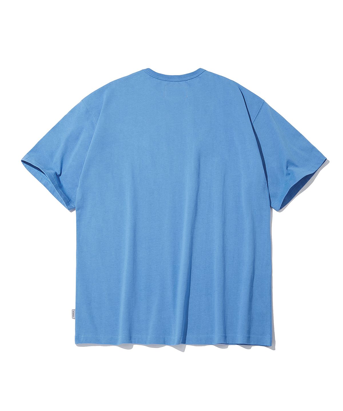 디써티원(DTHIRTYONE) APPLIQUE T-SHIRT_PASTEL BLUE