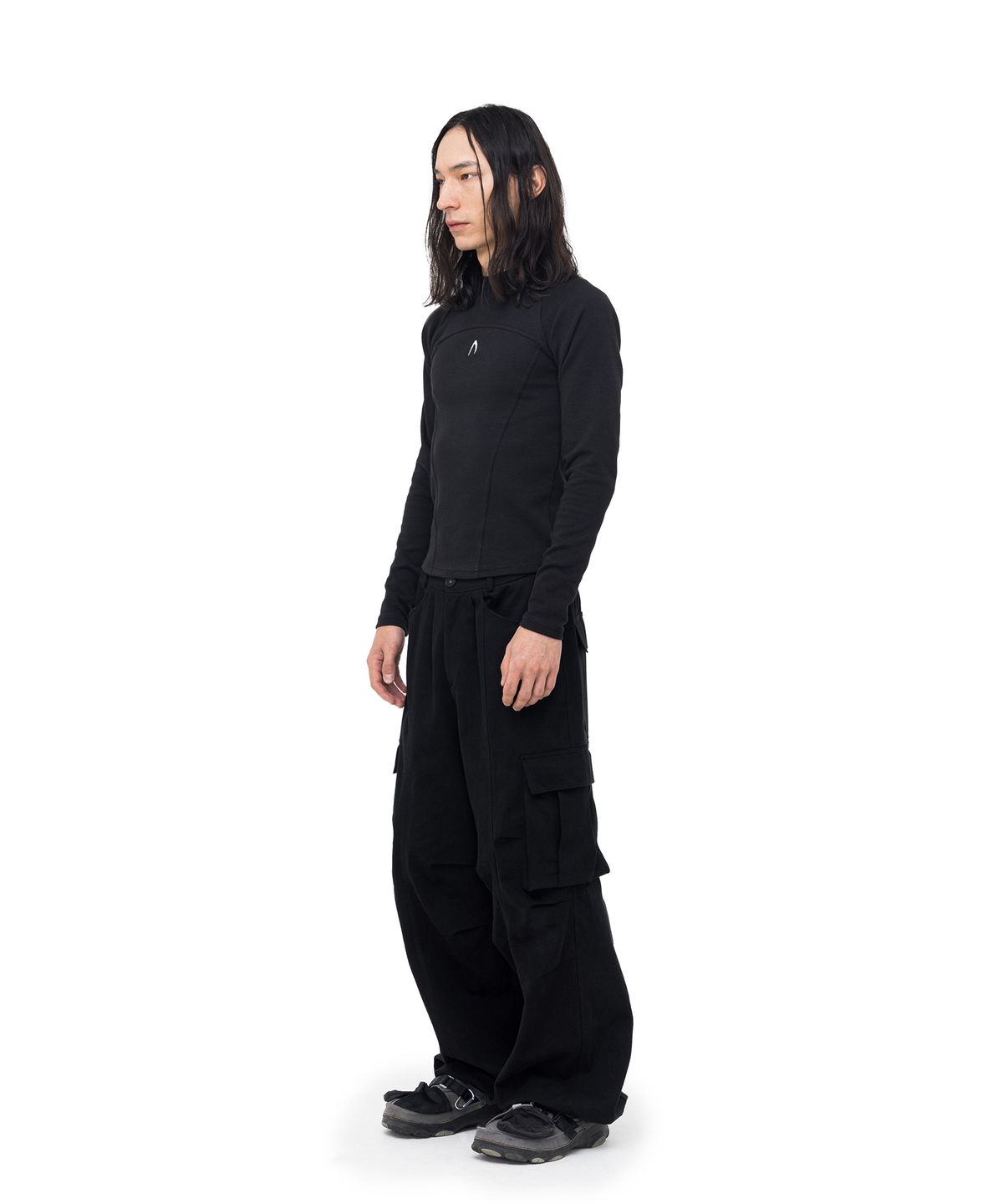 아캄(AAKAM) Stitch Tight Top (Black)