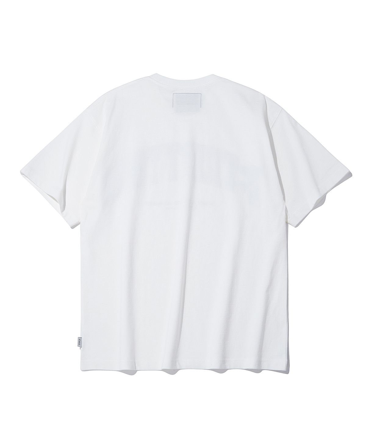 디써티원(DTHIRTYONE) UNIVERSITY LOGO T-SHIRT_WHITE