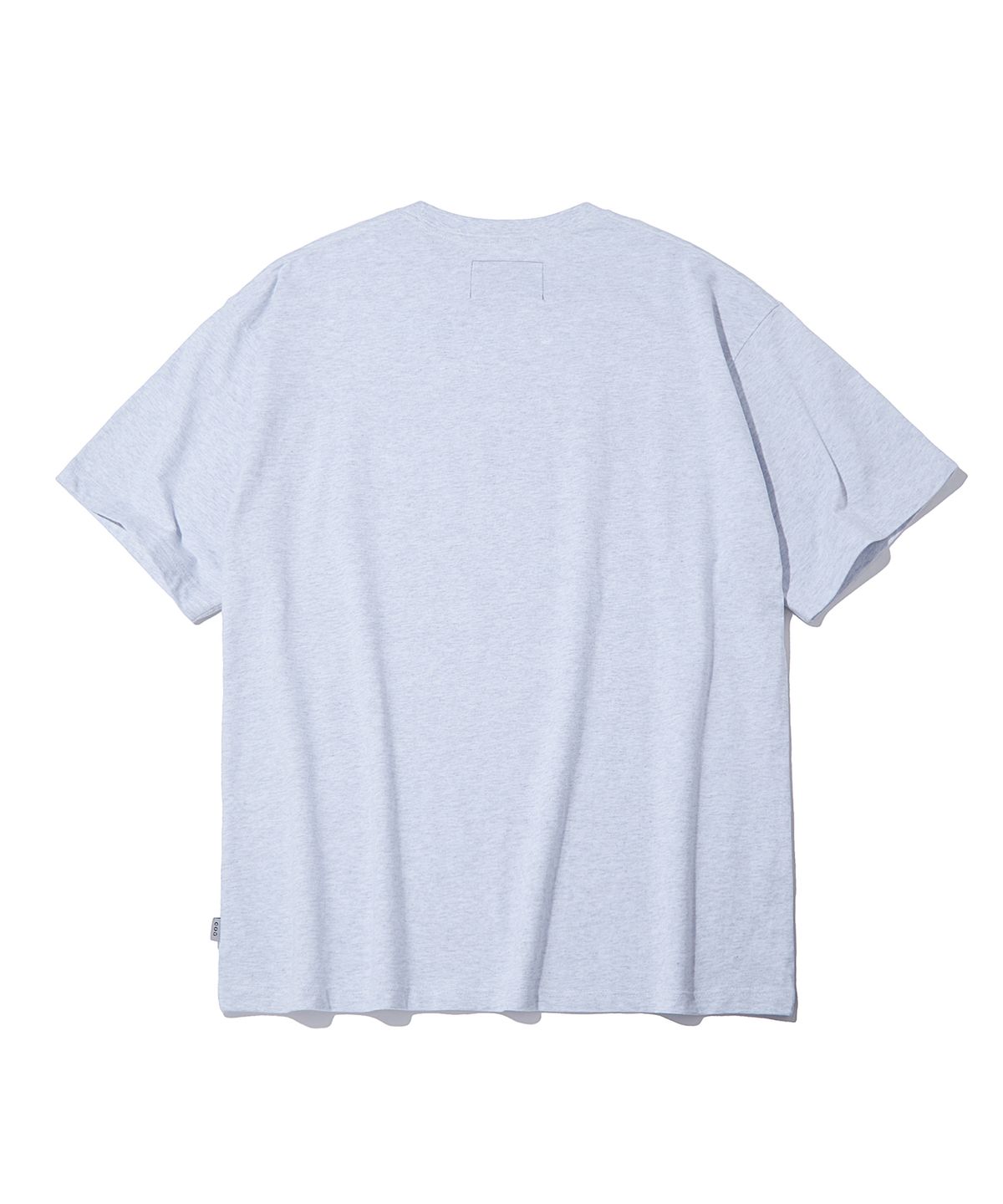 디써티원(DTHIRTYONE) UNIVERSITY LOGO T-SHIRT_MELANGE GRAY