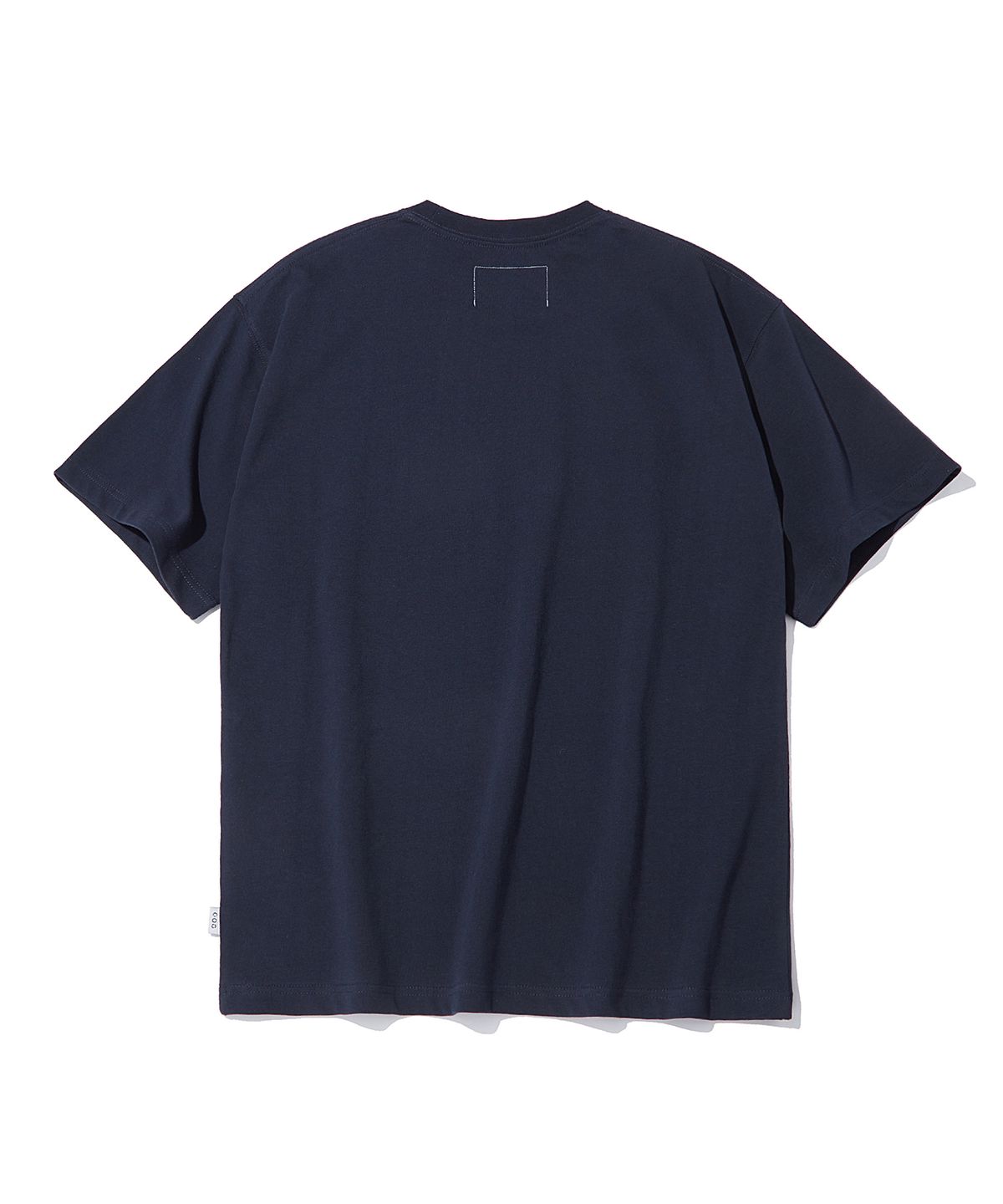 디써티원(DTHIRTYONE) UNIVERSITY LOGO T-SHIRT_DARK NAVY
