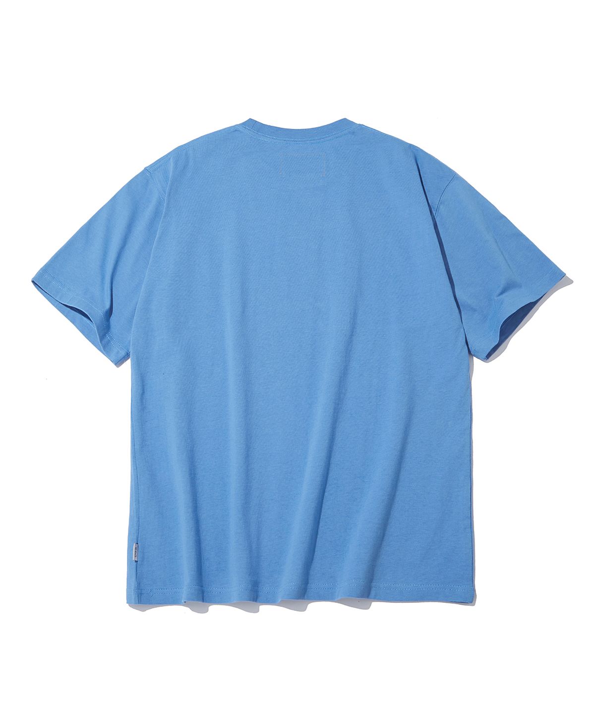 디써티원(DTHIRTYONE) UNIVERSITY LOGO T-SHIRT_PASTEL BLUE