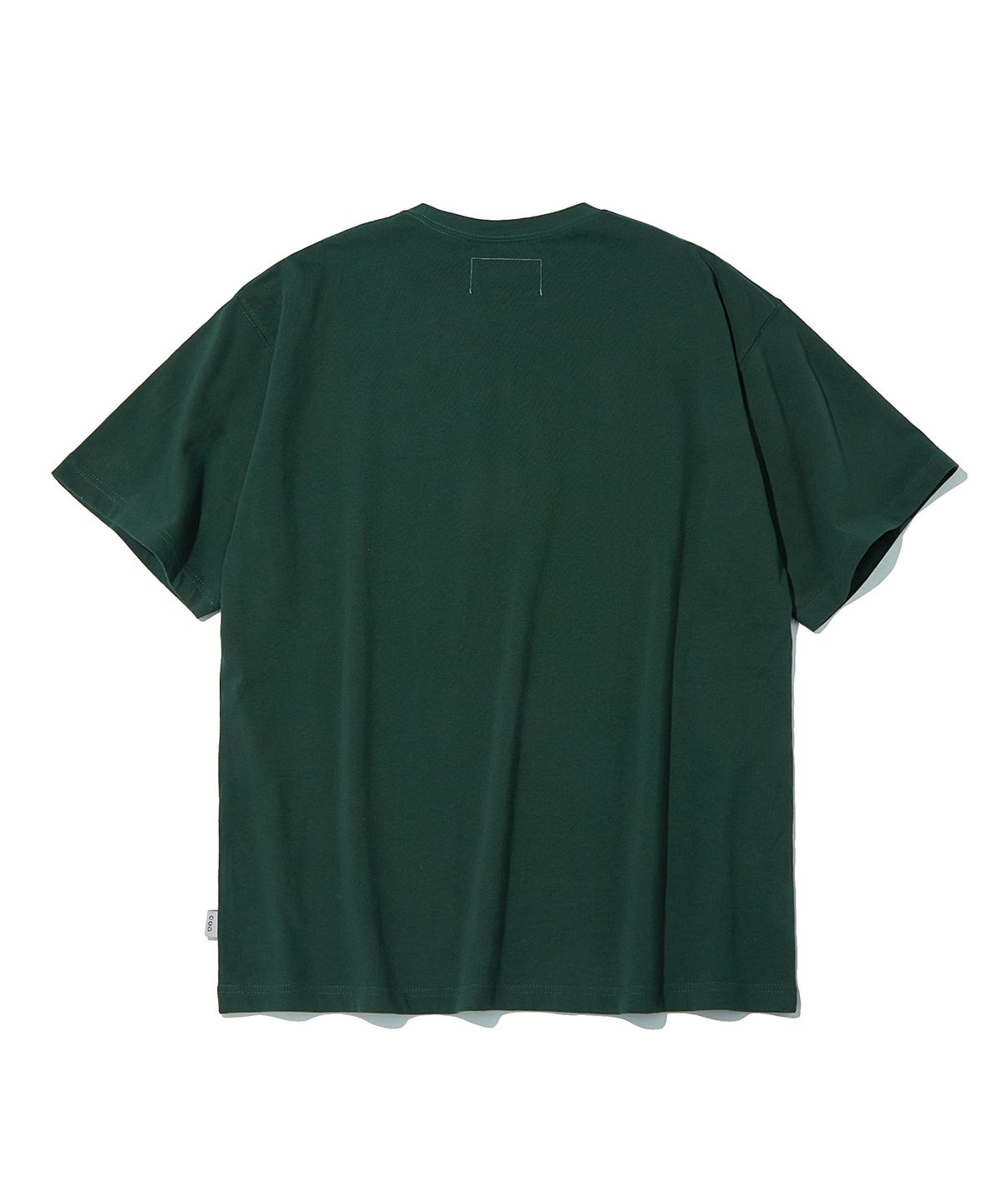 디써티원(DTHIRTYONE) UNIVERSITY LOGO T-SHIRT_DEEP GREEN