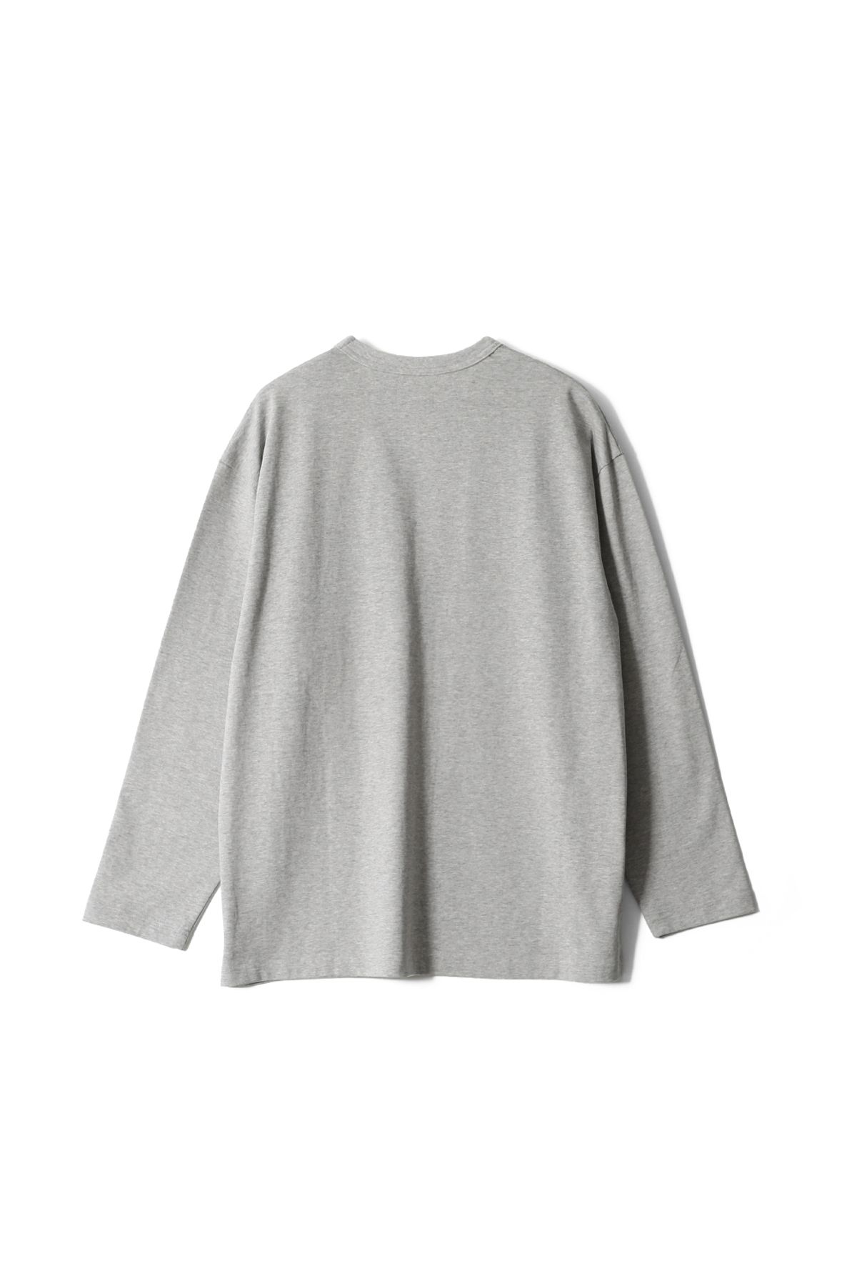홀리선(HORLISUN) Lawrence Long Sleeve T-shirt Melange Gray