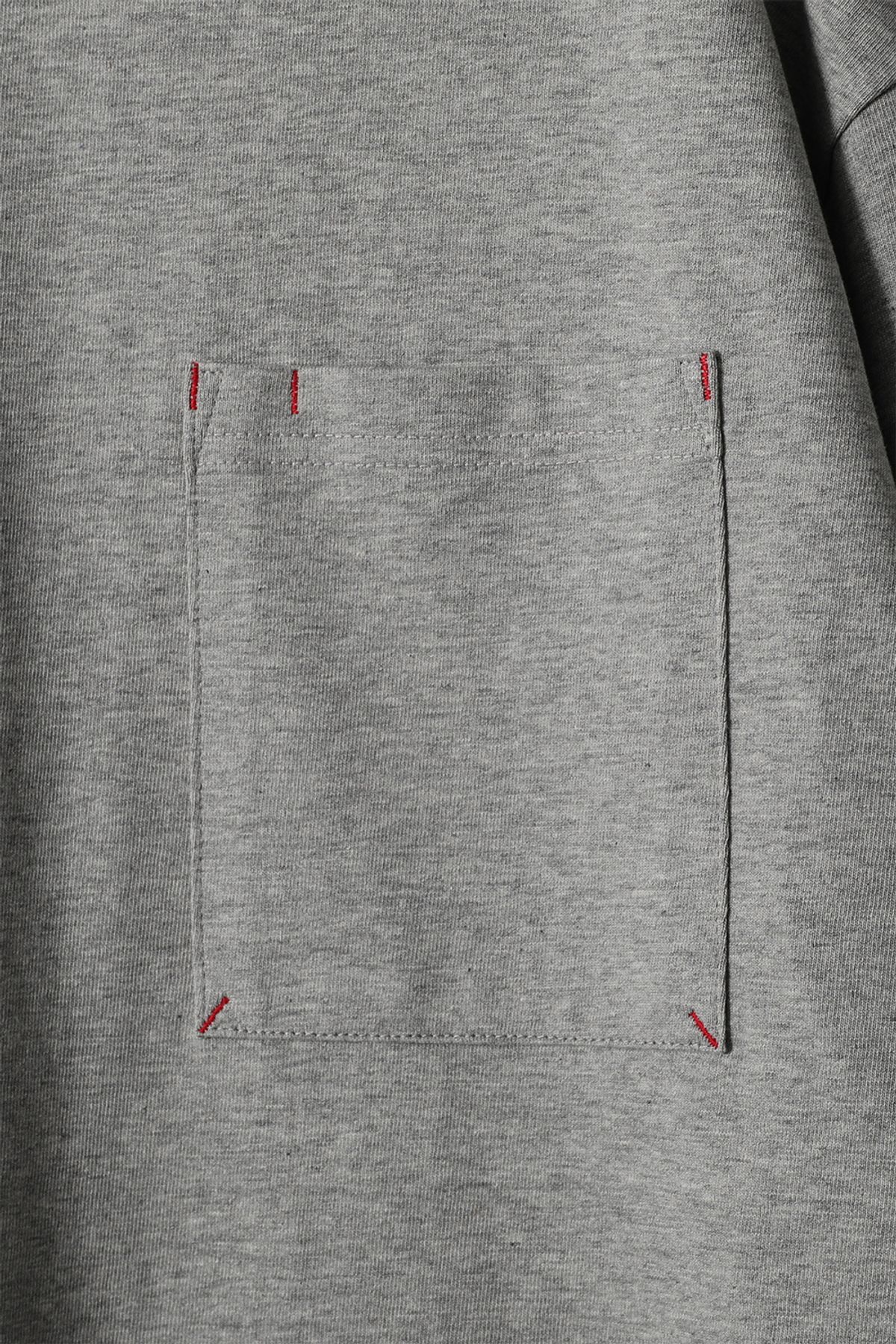 홀리선(HORLISUN) Lawrence Long Sleeve T-shirt Melange Gray