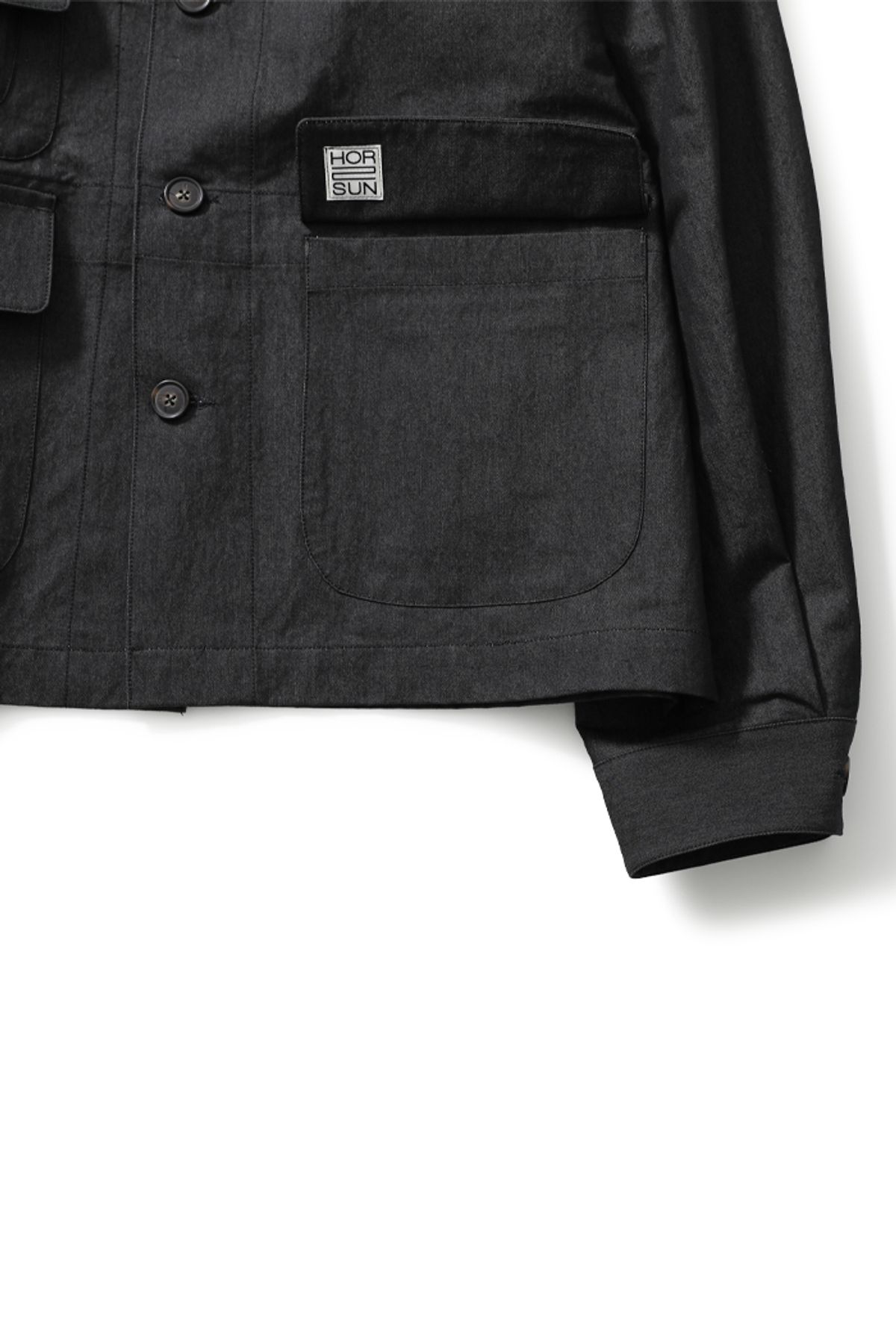 홀리선(HORLISUN) 23SS Smith Work Jacket Black