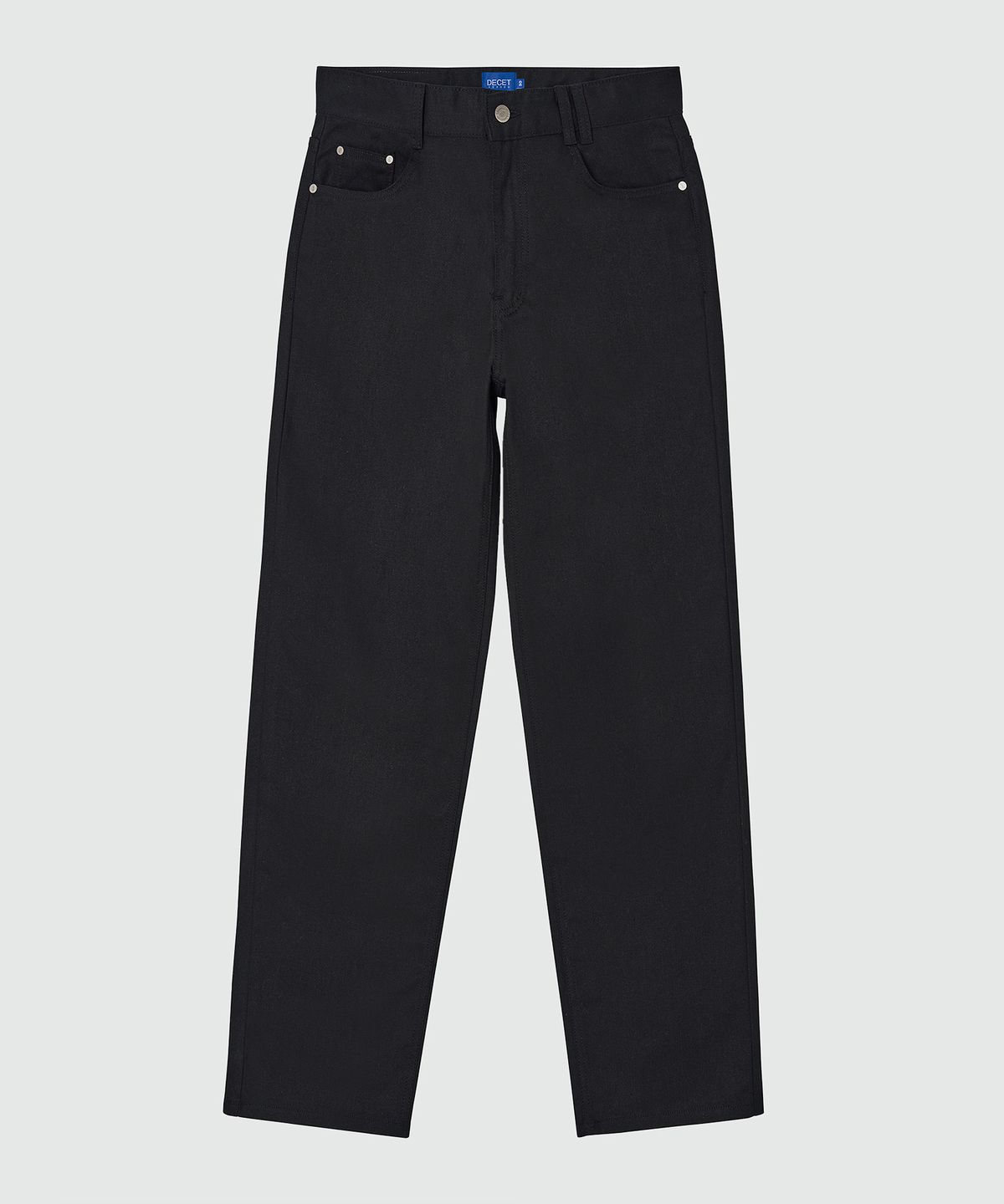 데케트(DECET) Dawn Semi Wide Jeans DCPT002Black