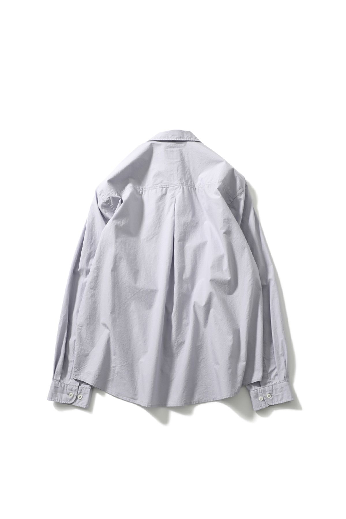 홀리선(HORLISUN) 23SS Jane Solid Extra Typewriter Shirt Soft Lavender