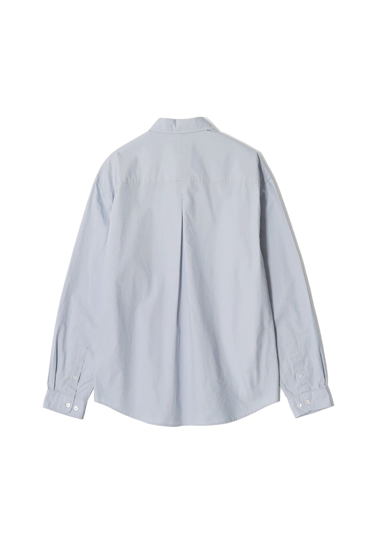 홀리선(HORLISUN) Jane Solid Extra Typewriter Shirt Light Blue