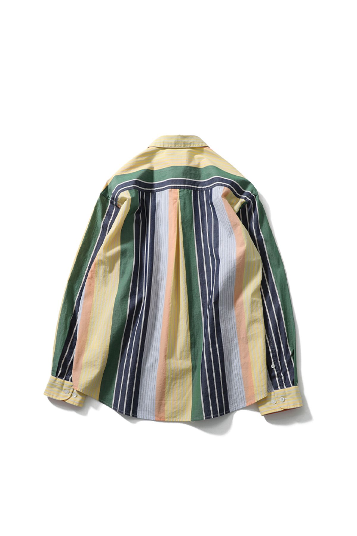 홀리선(HORLISUN) 23SS Osborne Multi Stripe Shirt for Women Yellow