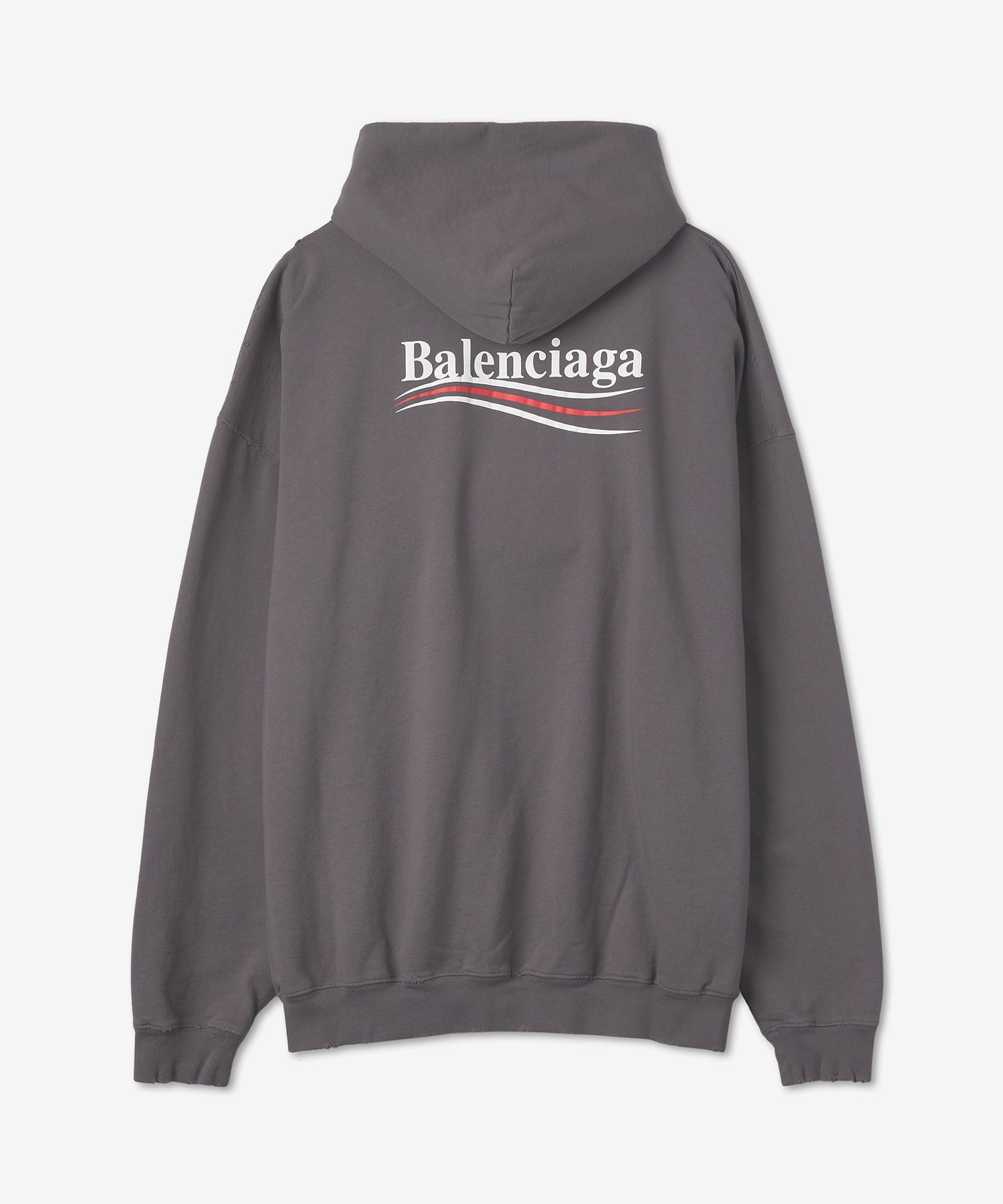 パーカー・フーディ *BALENCIAGA* Political Campaign Hood Gray 620973TNVG61227 62 MUSINSA | BALENCIAGA Political Campaign Hood - Gray