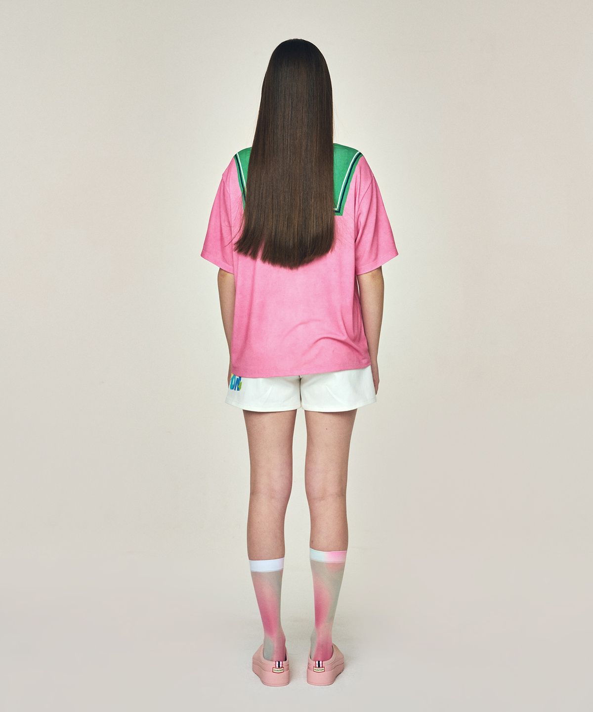 육심원(YOUK SHIM WON) 페이크카라티셔츠 F 루나