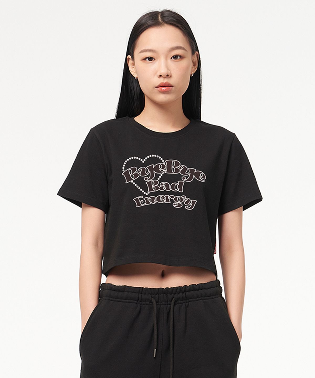 아티스트웨어(ARTISTWEAR) [ATW] 바이바이배드에너지 크롭반팔티