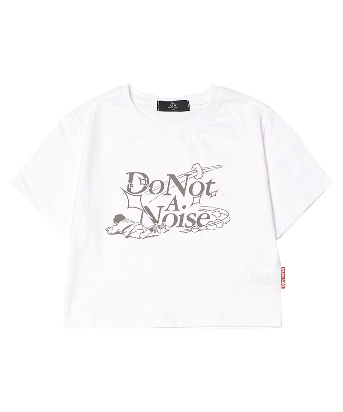 아티스트웨어(ARTISTWEAR) [ATW]해프닝 크롭반팔티