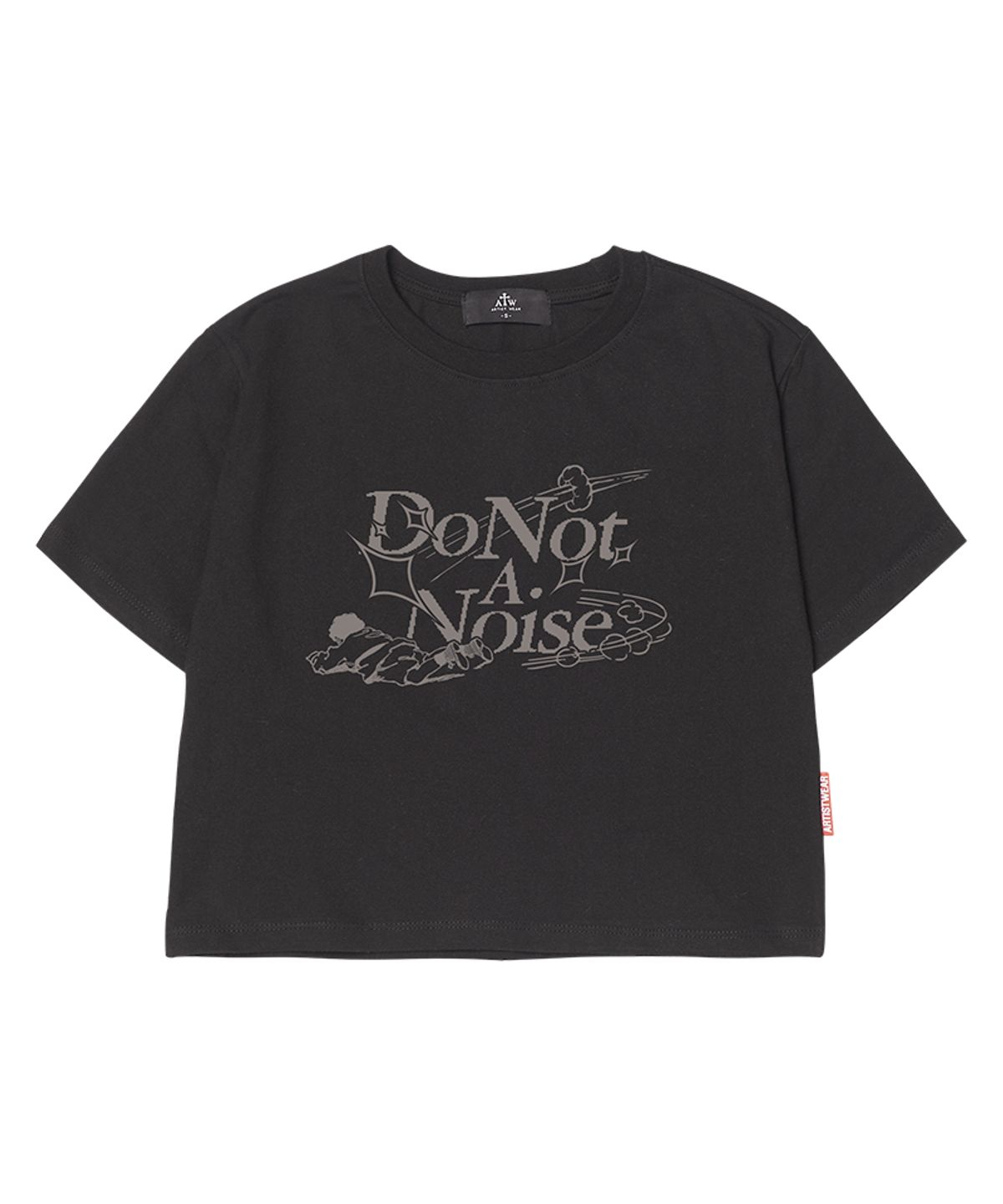 아티스트웨어(ARTISTWEAR) [ATW]해프닝 크롭반팔티