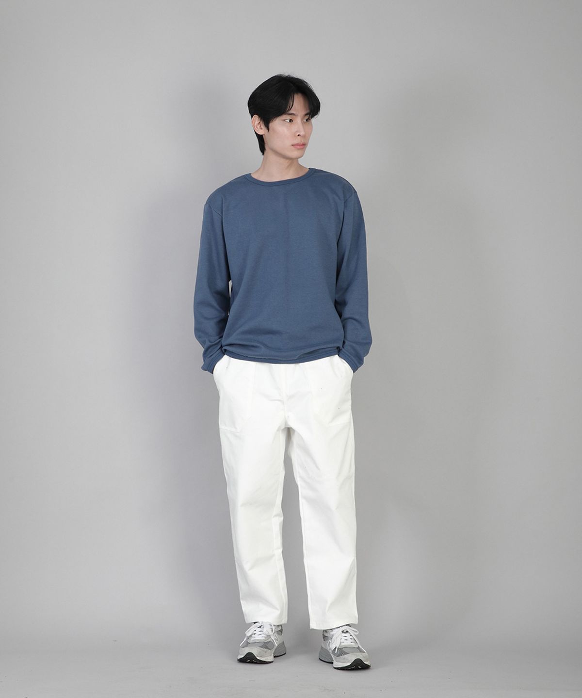 세인트크루(SAINTCREW) 앵클 드롭 클래식 퍼티그 테이퍼드팬츠 AFT-306 화이트