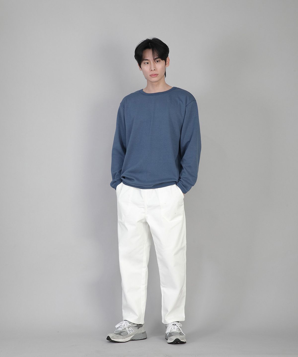 세인트크루(SAINTCREW) 앵클 드롭 클래식 퍼티그 테이퍼드팬츠 AFT-306 화이트