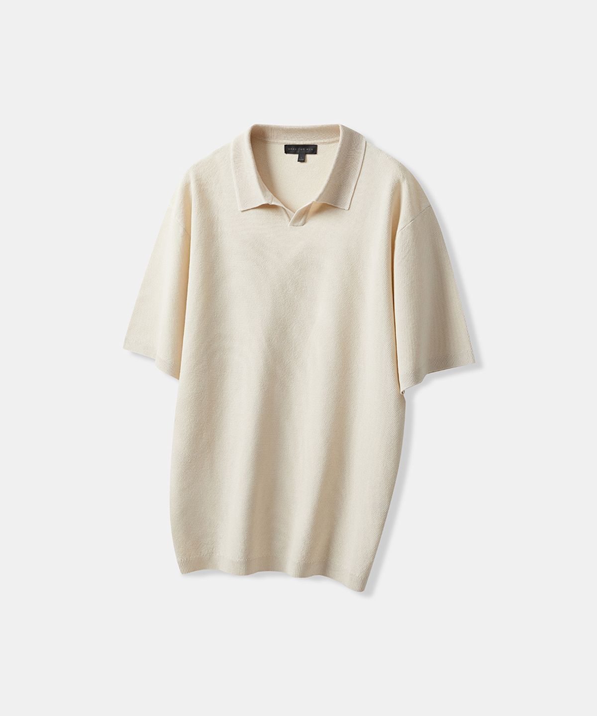 스파오(SPAO) 오픈카라 반팔니트_SPKWD24M01
