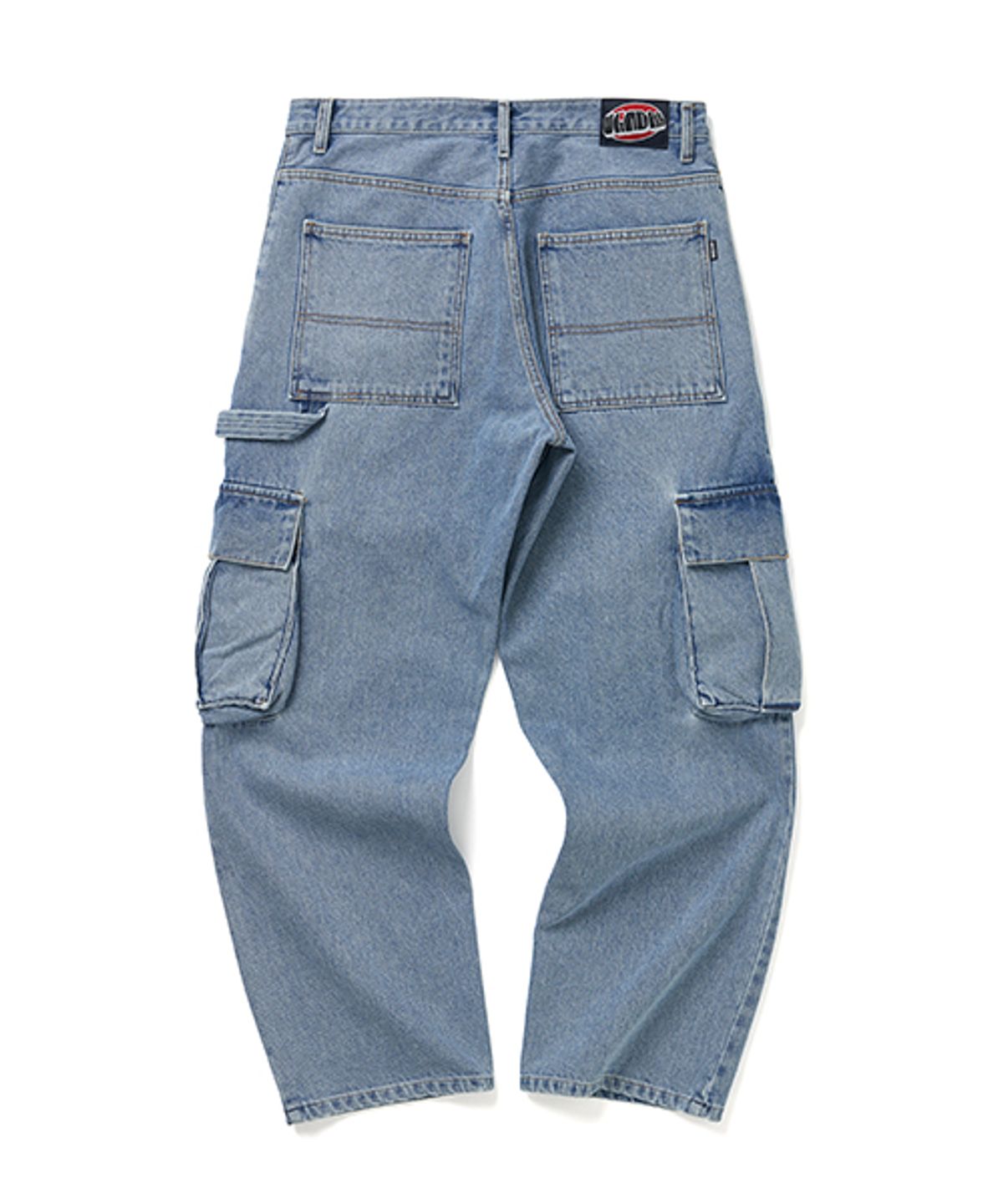 위캔더스(WKNDRS) DENIM CARGO PANTS (L.DENIM)