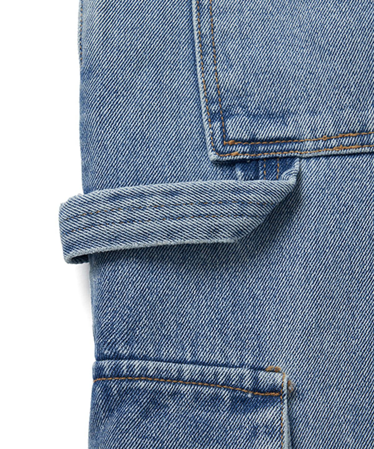 위캔더스(WKNDRS) DENIM CARGO PANTS (L.DENIM)