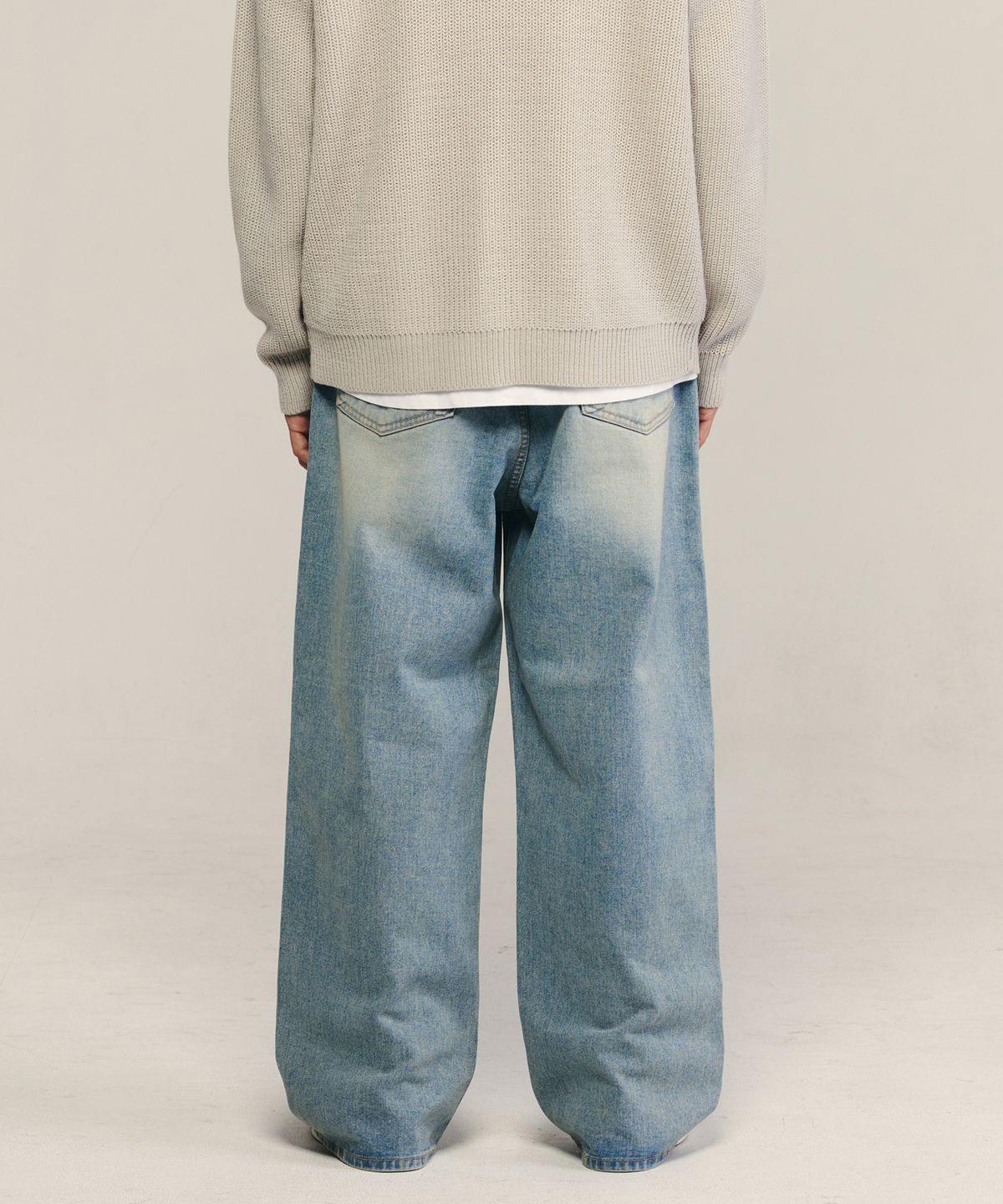 리플라이퍼키(REFLYPERKY) HT8705 웨어에버 와이드 데님 (LIGHT WASHED)