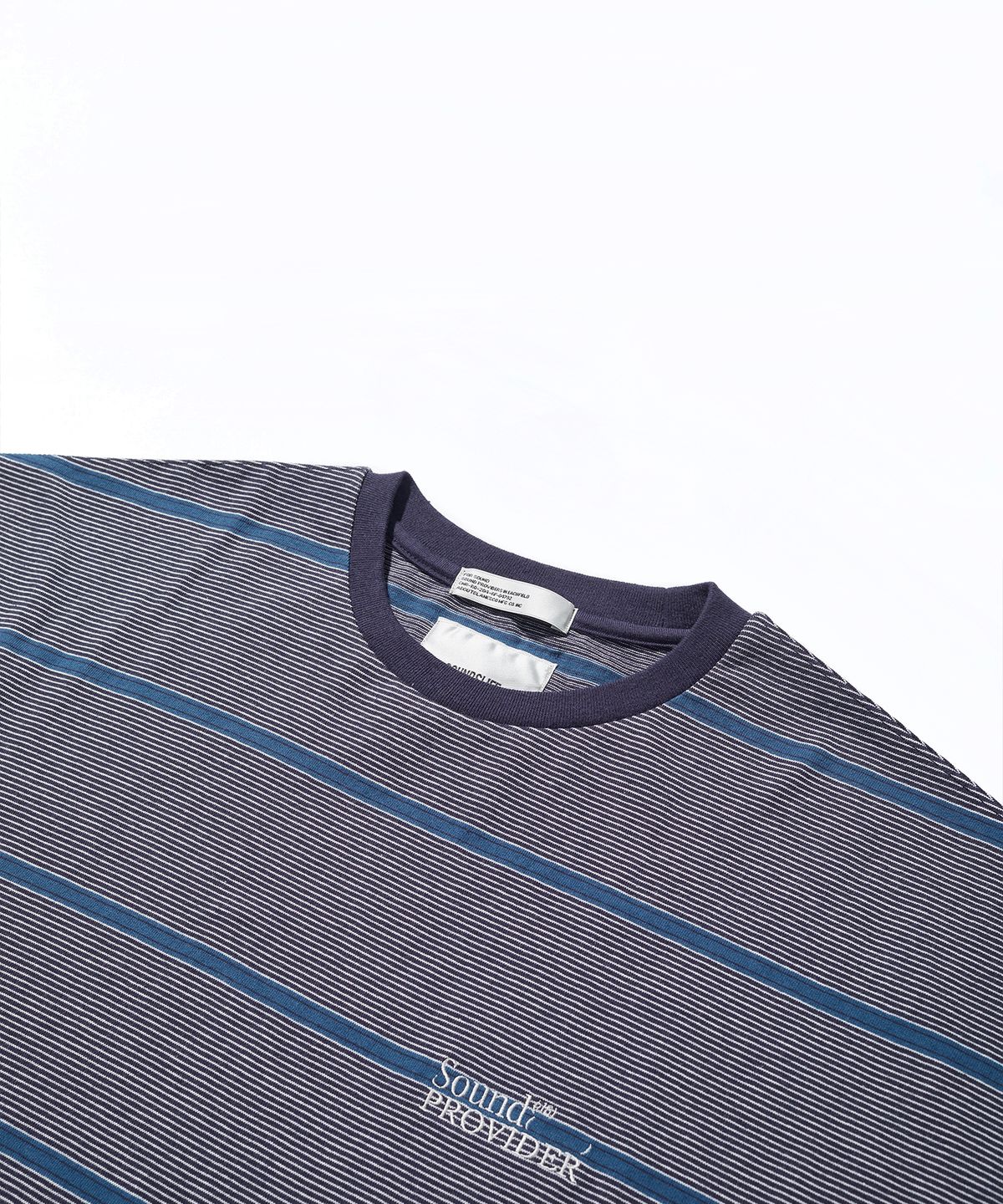 사운즈라이프(SOUNDSLIFE) dB Stripe T-Shirt Blue