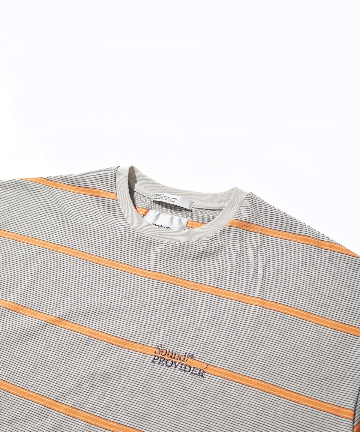 사운즈라이프(SOUNDSLIFE) dB Stripe T-Shirt Orange