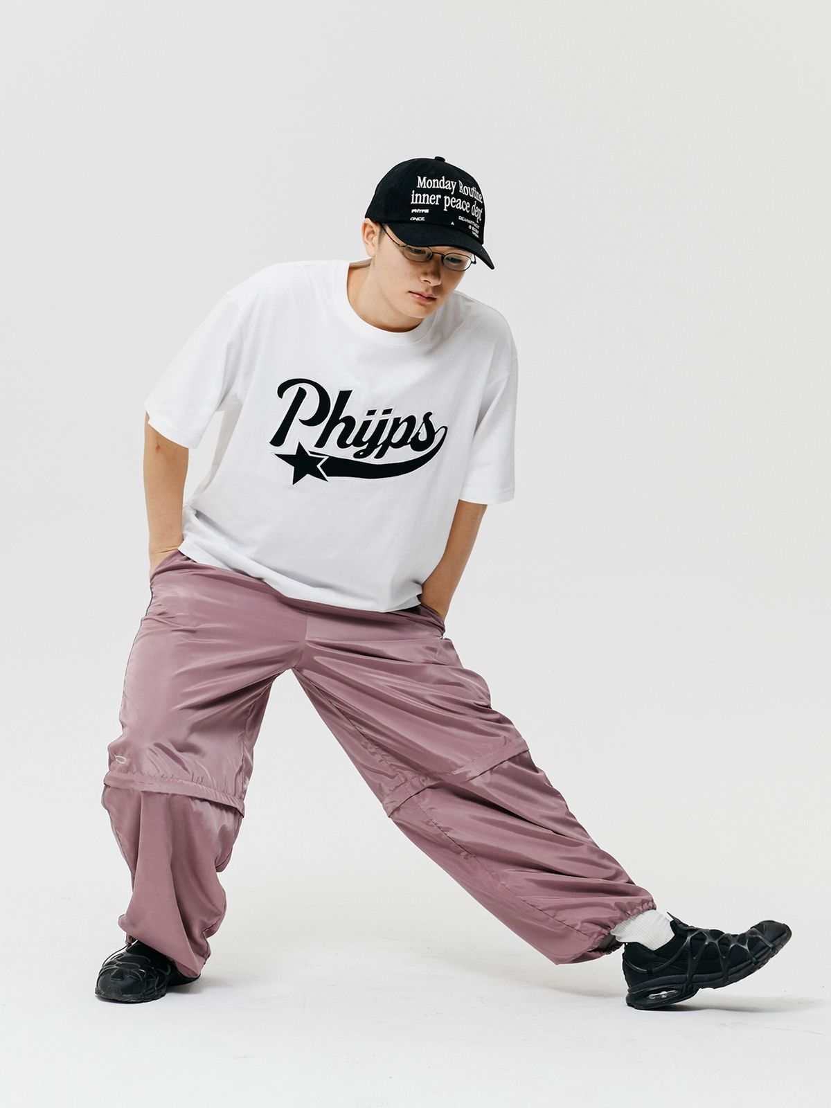 피지컬 디파트먼트(PHYSICAL DEPARTMENT) 스타테일 로고 반팔티셔츠_블루