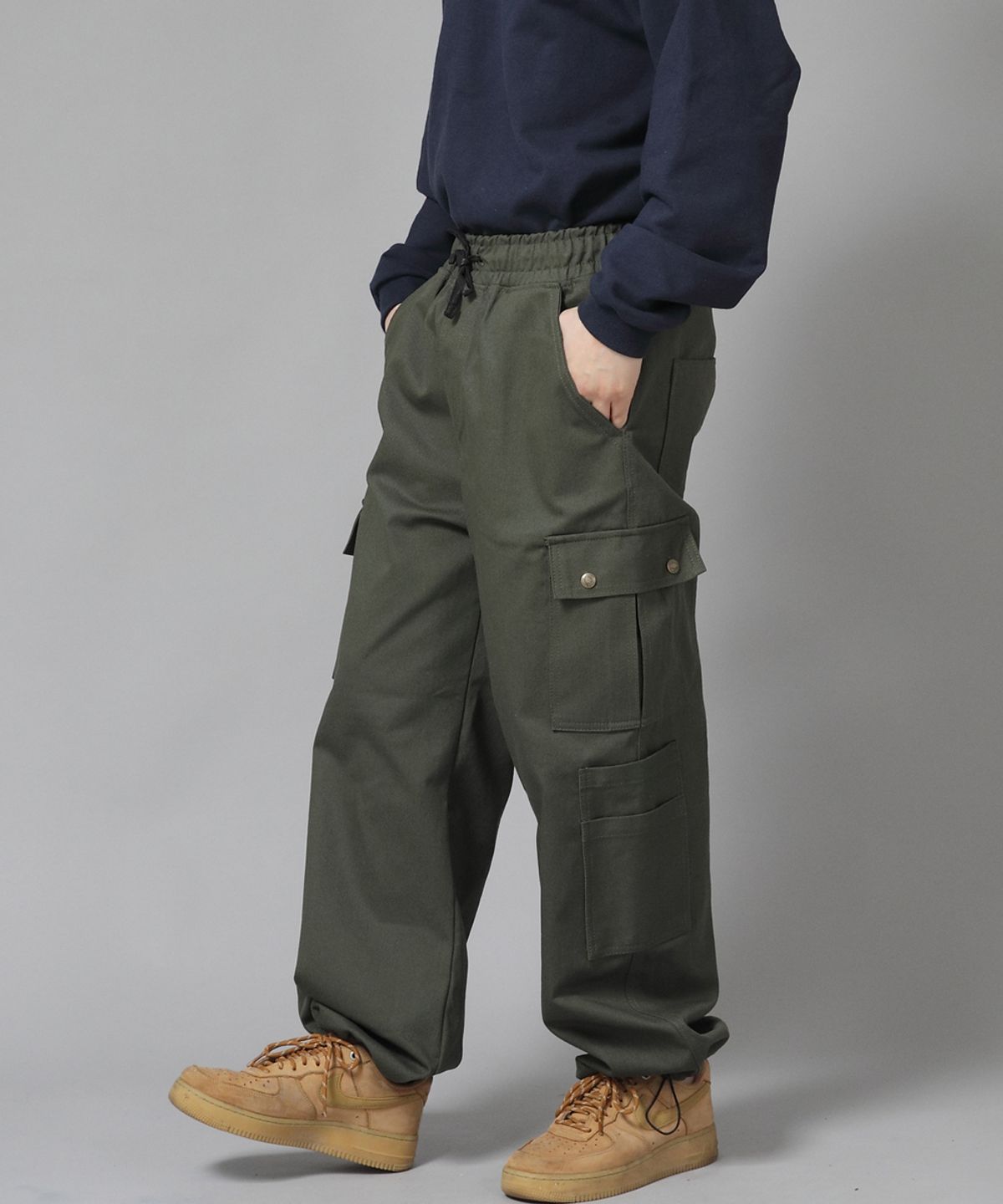 세인트크루(SAINTCREW) 더블카고 스트링 조거팬츠 DCJ-338 카키