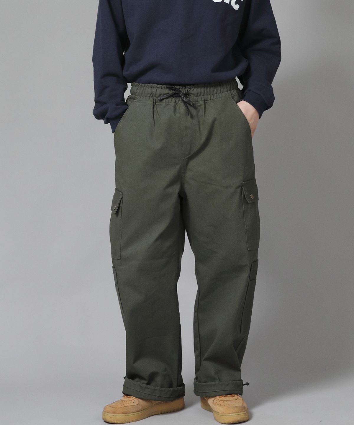 세인트크루(SAINTCREW) 더블카고 스트링 조거팬츠 DCJ-338 카키