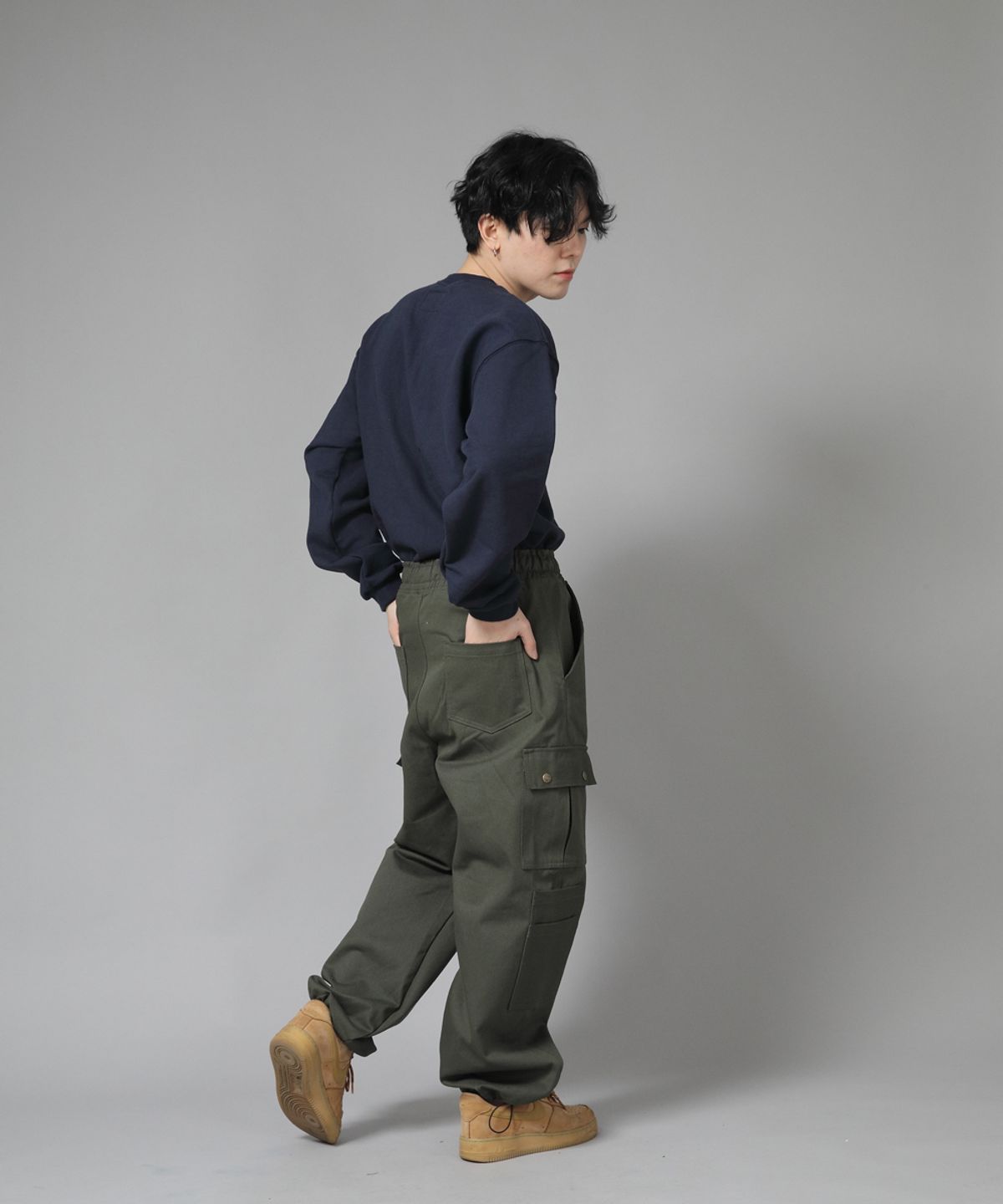 세인트크루(SAINTCREW) 더블카고 스트링 조거팬츠 DCJ-338 카키