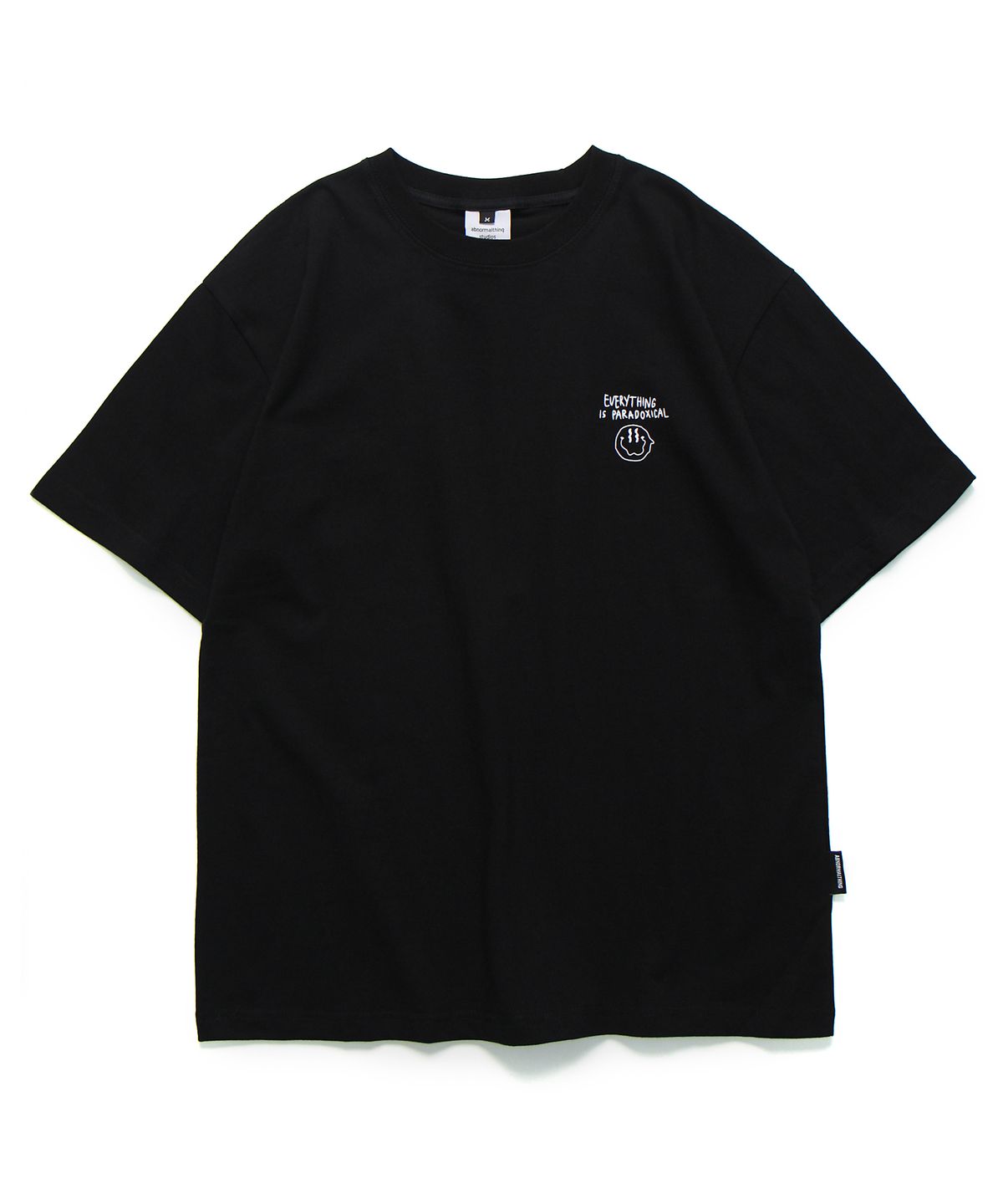 앱놀머씽(ABNORMALTHING) SMILE23 T-SHIRT (BLACK)