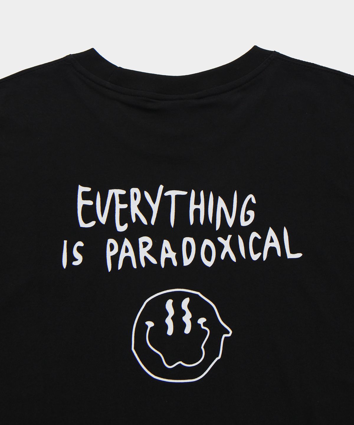 앱놀머씽(ABNORMALTHING) SMILE23 T-SHIRT (BLACK)