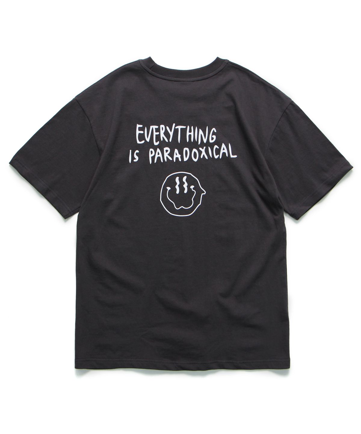 앱놀머씽(ABNORMALTHING) SMILE23 T-SHIRT (CHARCOAL)