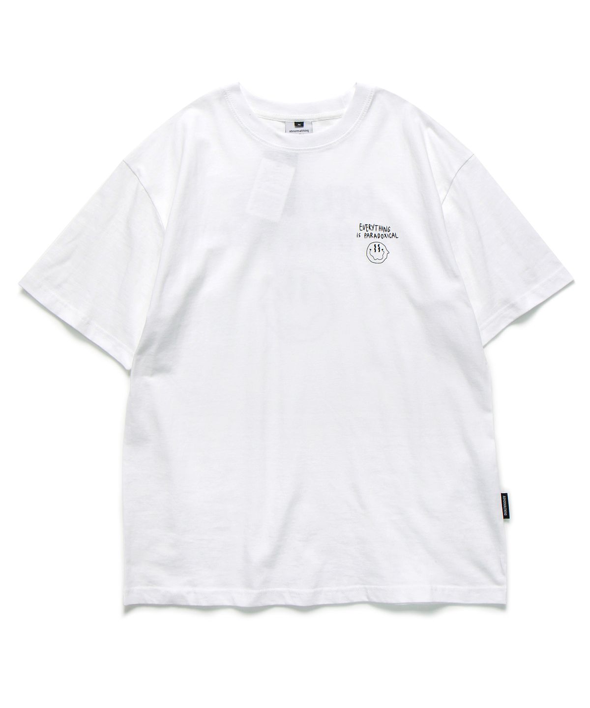 앱놀머씽(ABNORMALTHING) SMILE23 T-SHIRT (WHITE)